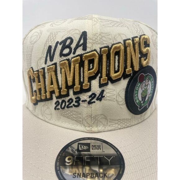 Boston Celtics New Era 2024 NBA Finals Champions Locker Room 9FIFTY Snapback Hat - Picture 3 of 8